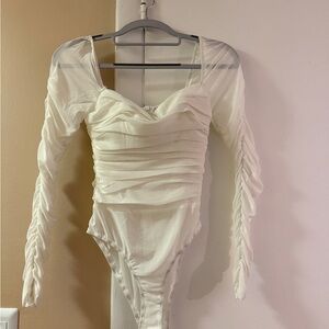 Princess Polly White Bodysuit